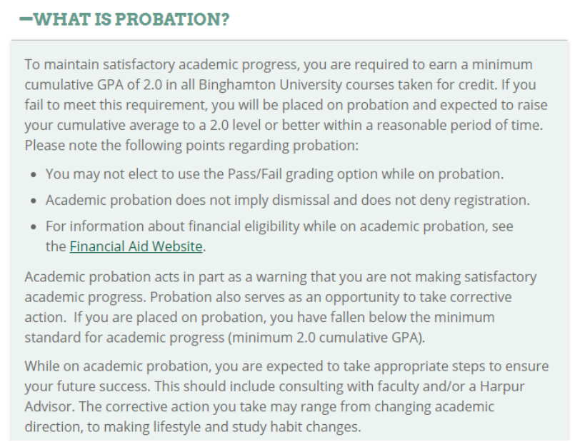 纽约州立大学宾汉姆顿分校停学