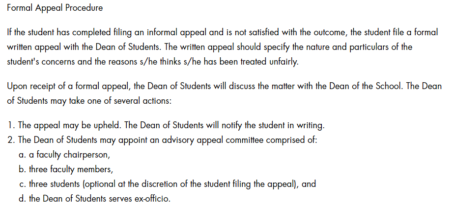 芝加哥大学申诉